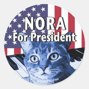 Adesivo Nora para o presidente #4