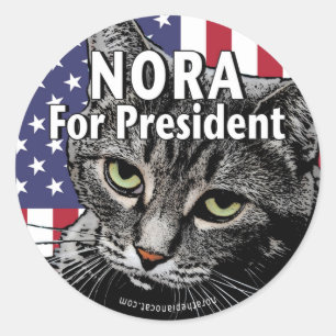 Adesivo Nora para o presidente #7