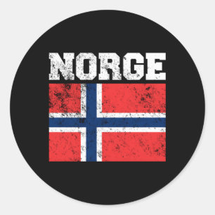 Adesivo Norge Flag Norueguês