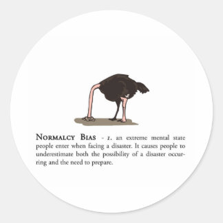 Adesivo Normalcy Bias