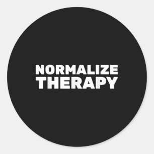 Adesivo Normalizar o tratamento final Estigma Saúde mental