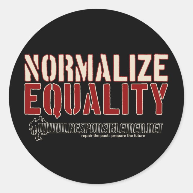 Adesivo NormalizarIgualdade, . (Frente)