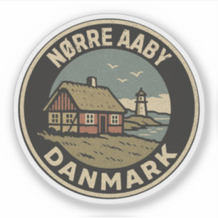 Adesivo Nørre Aaby, Dinamarca Danmark