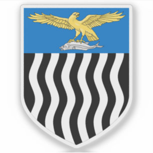 Adesivo Norte de armas da Rodésia casaco (1911-1964), Zâmb