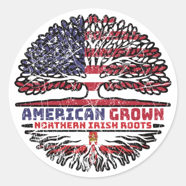 Adesivo Norte Ireland Irish Ulster EUA EUA EUA (Frente)