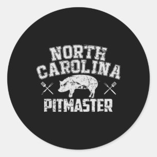 Adesivo North Carolina Byrbecue Pitmaster - Competência de