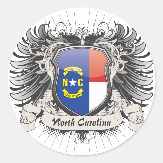 Adesivo North Carolina Crest (Frente)
