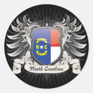 Adesivo North Carolina Crest