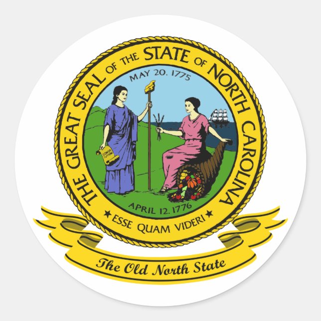 Adesivo North Carolina Seal (Frente)