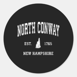 Adesivo North Conway New Hampshire Nh Athletic Sports