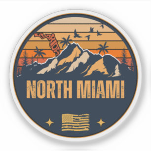 Adesivo North Miami, Florida