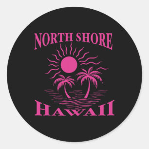 Adesivo North Shore Oahu Havaí Lembrança Surfando Havaiano
