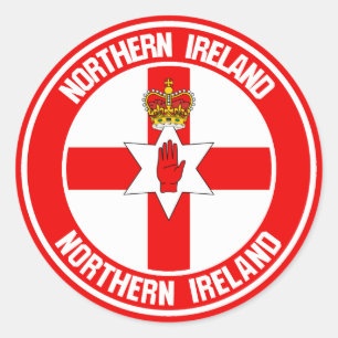 Adesivo Northern Ireland Round Emblem