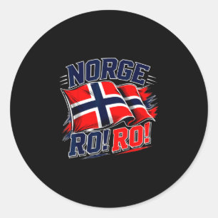 Adesivo Noruega norge bandeira vintage fã de futebol norue