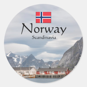 Adesivo Noruega Souvenir