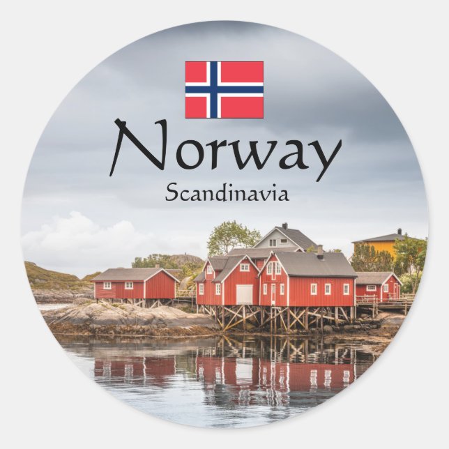 Adesivo Noruega Souvenir (Frente)
