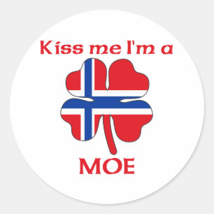 Adesivo Noruegueses personalizados beijam-me que eu sou