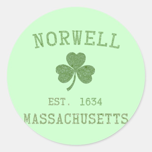 Adesivo Norwell MA (Frente)