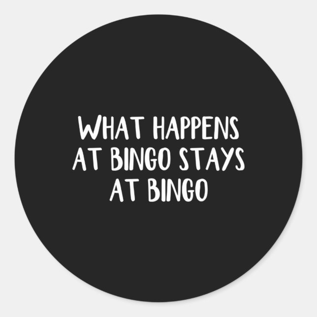 Adesivo Nós Acontece No Bingo Ficamos No Bingo (Frente)