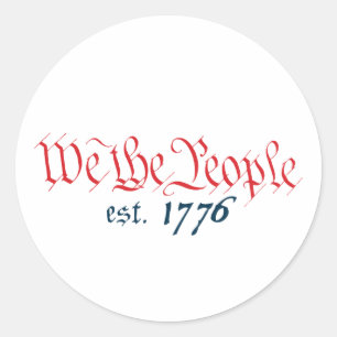 Adesivo Nós as pessoas do est. 1776