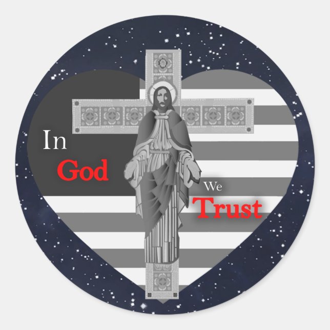 Adesivo Nós confiamos em Deus (Frente)
