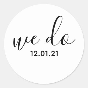 Adesivo Nós Datas Envelope Selo