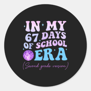Adesivo Nos Meus 67 Dias De Era Escolar Versão Do Segundo 