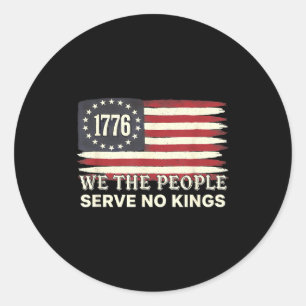 Adesivo Nós O Povo 1776 Bandeira Americana 1776 Não Servim