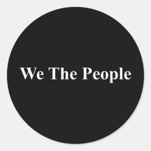 Adesivo Nós O Povo Estados Unidos Democracia Trump Protest