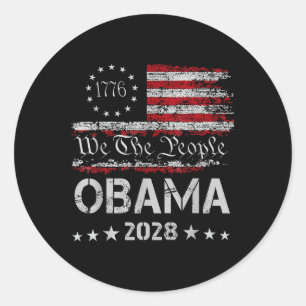 Adesivo Nós, O Presidente Obama Pessoas 2028, Vintage Us F