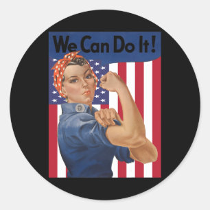 Adesivo Nós Podemos Fazer Isso Rosie A Bandeira Feminista