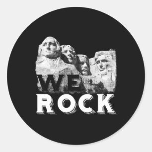 Adesivo Nós Rock Monte Rushmore Presidentes Escultura Engr