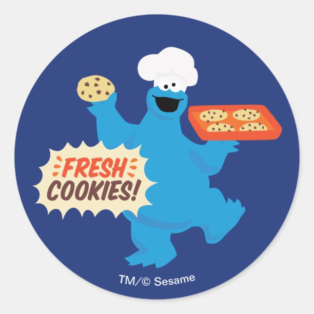 Adesivo Nós Somos Foodies | Cookies frescos! (Frente)