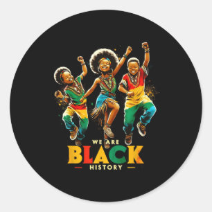 Adesivo Nós Somos Orgulhosos da História Negra Mês da Hist