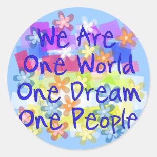 Adesivo Nós somos um mundo