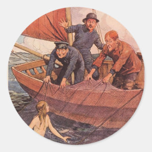 Adesivo Nós travamos uma sereia! Vintage