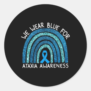 Adesivo Nós Usamos Azul Para Presente Arco-íris de Conscie