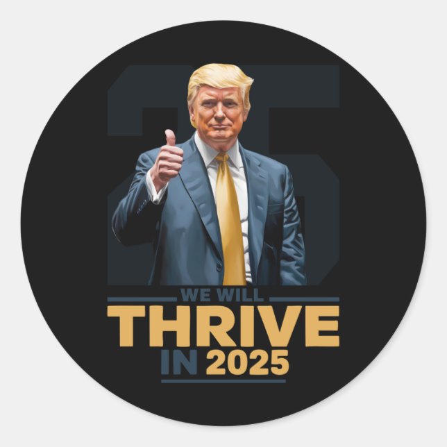 Adesivo Nós Vamos prosperar Em 2025! (Frente)