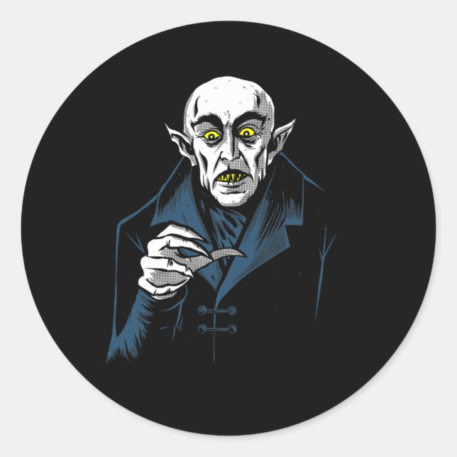 Adesivo Nosferatu Halloween Vampire Horror Dracula (Frente)