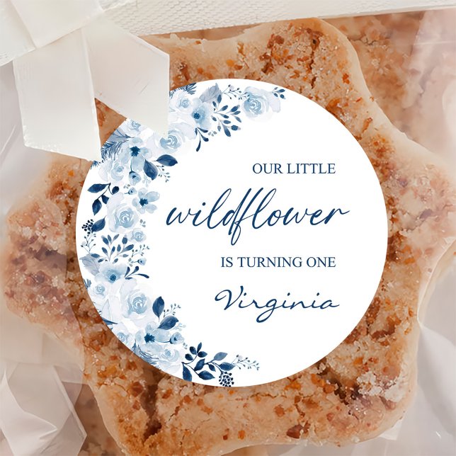 Adesivo Nossa Pequena Festa de primeiro aniversario de Beb (Criador carregado)