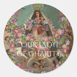 Adesivo nossa senhora da caridade