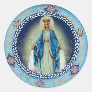 Adesivo Nossa Senhora da Graça Bênção Virgem Maria