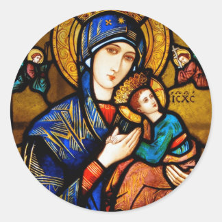 Adesivo nossa senhora de ajuda perpétua