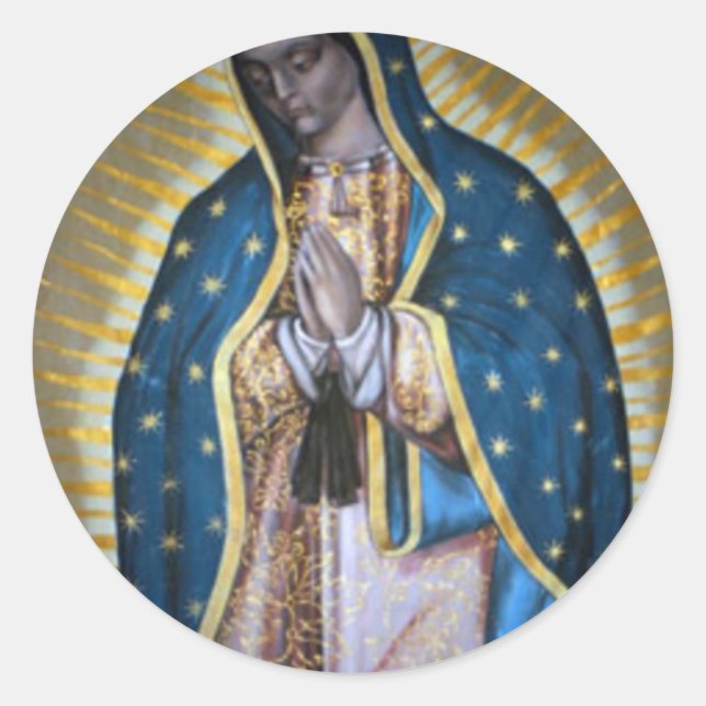 Adesivo Nossa Senhora de Arte de Guadalupe (Frente)