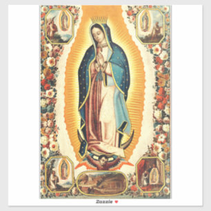 Adesivo Nossa Senhora de Guadalupe Arte Radiante