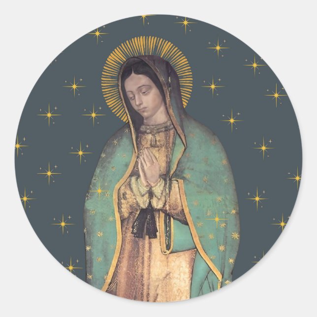 Adesivo Nossa Senhora de Guadalupe, Folha de Vedante Redon (Frente)