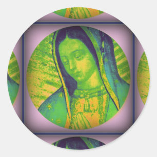 ADESIVO NOSSA SENHORA DE GUADALUPE REZA POR NÓS