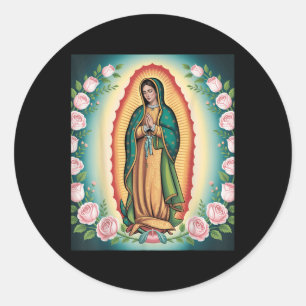 Adesivo Nossa Senhora De Guadalupe Sant Mary Impressão Tra