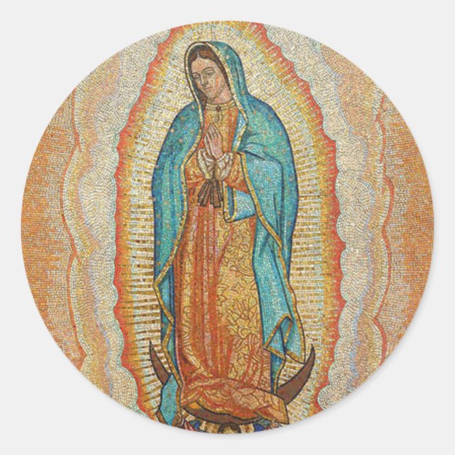 Adesivo Nossa Senhora de Guadalupe Versão (Frente)