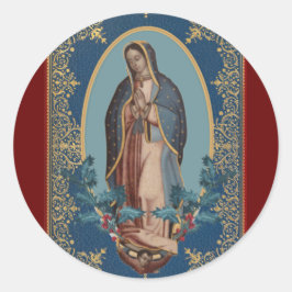 Adesivo Nossa Senhora de Guadalupe Virgem Mary Feliz Navid